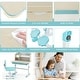 preview thumbnail 6 of 16, Height Adjustable Children School Home Study Table and Chair Set with Tilted Desktop for 3-12 Years Old
