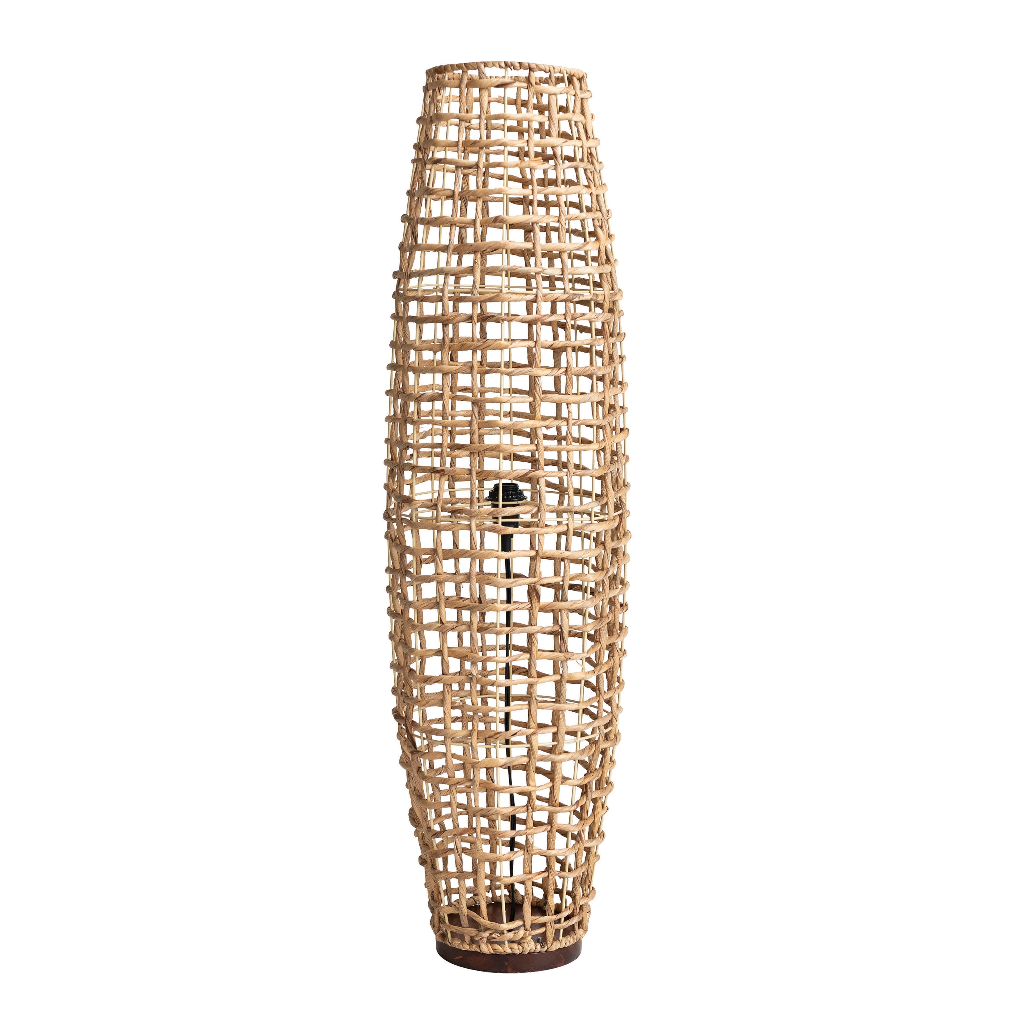 Woven Seagrass Floor Lamp Brown 11.8 L x 11.8 W x 43.3 H Bed Bath Beyond 37229124