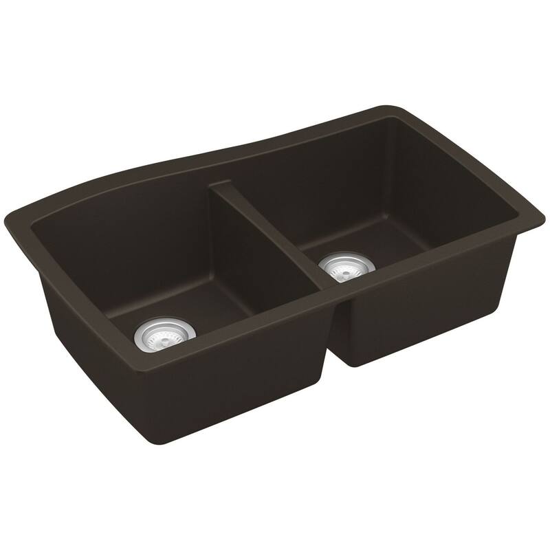 Karran USA QU-720 Quartz QU 33-1/2" Undermount Double Basin Quartz