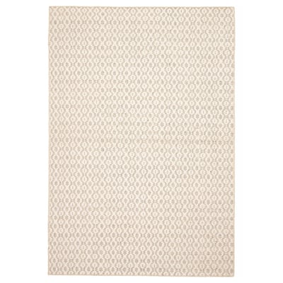ECARPETGALLERY Braid weave Sienna Cream Wool Rug - 5'3 x 7'8