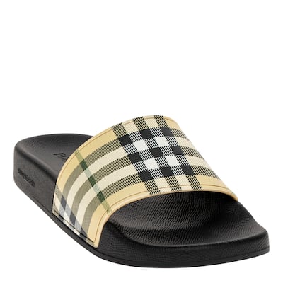 Burberry Check Slip-On Slippers
