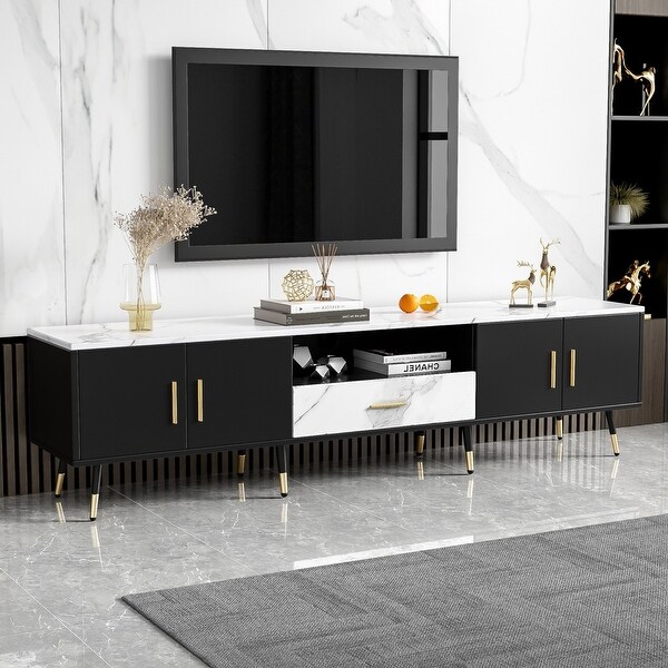 IDEE テレビボード ATINO TV CABINET UHOMEPRO TV Stand for TV up to 80, Living Room
