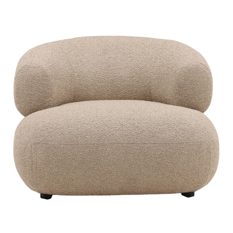 Mogu Upholstered Occasional Chair, Camel