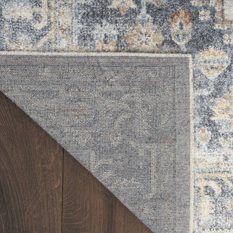 Sedaj Power Loomed Distressed Low Pile Area Rug By HomeRoots - 96' X '26' X '0.25