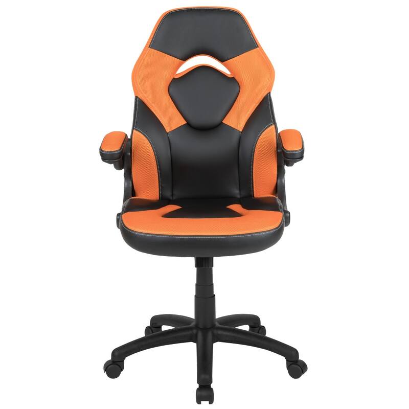 High Back Racing Style Ergonomic Gaming Chair with Flip-Up Arms