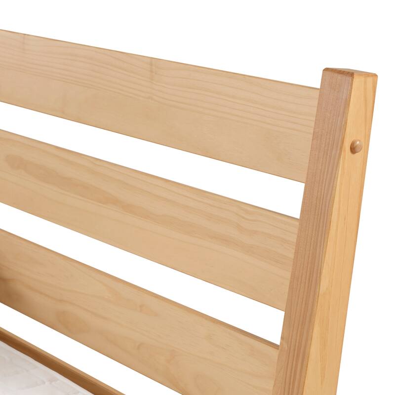Mid-Century Modern Platform Bed - Queen Size