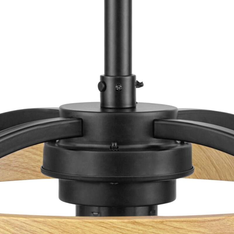 21" Honeywell Acklen Matte Black Fandelier with LED Lights and Remote Control - 21 Inches