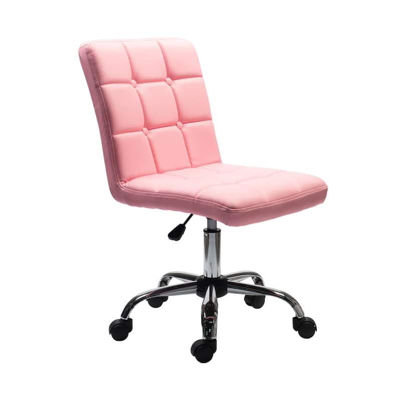 Porthos Home Parker Faux Leather Office Chair with Metal Base