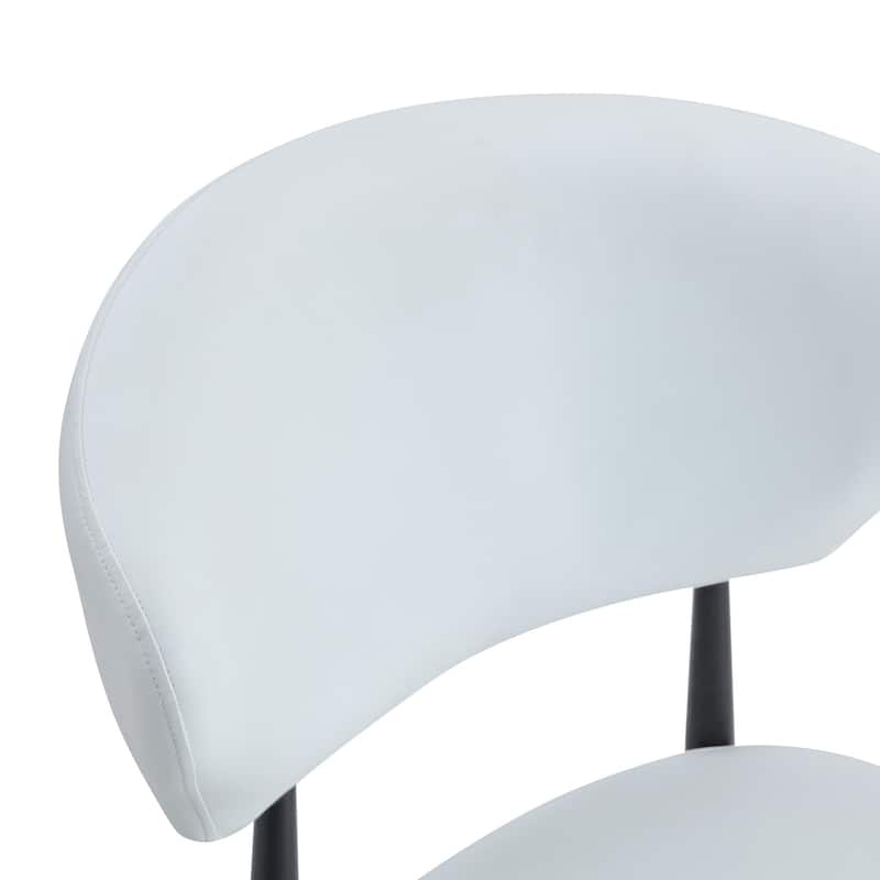 5-Piece Dining Table Set, 42" Modern Round Table with Lower Shelf, 4 Chairs, Minimalist Dining Table and Chairs Set for 4