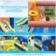 preview thumbnail 9 of 8, Gymax Inflatable Water Slide Park Bounce House Splash Pool Water