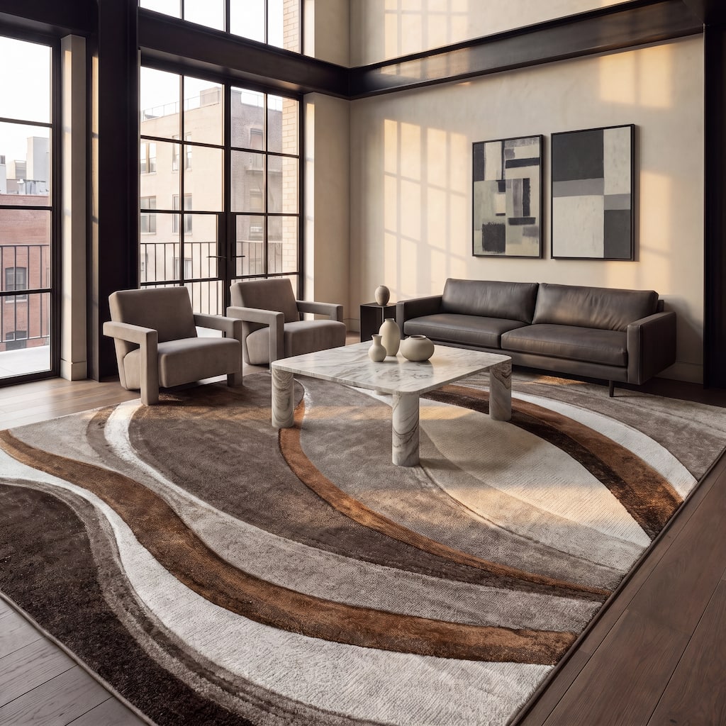 SAFAVIEH Hollywood Zohreh Mid-Century Modern Abstract Rug