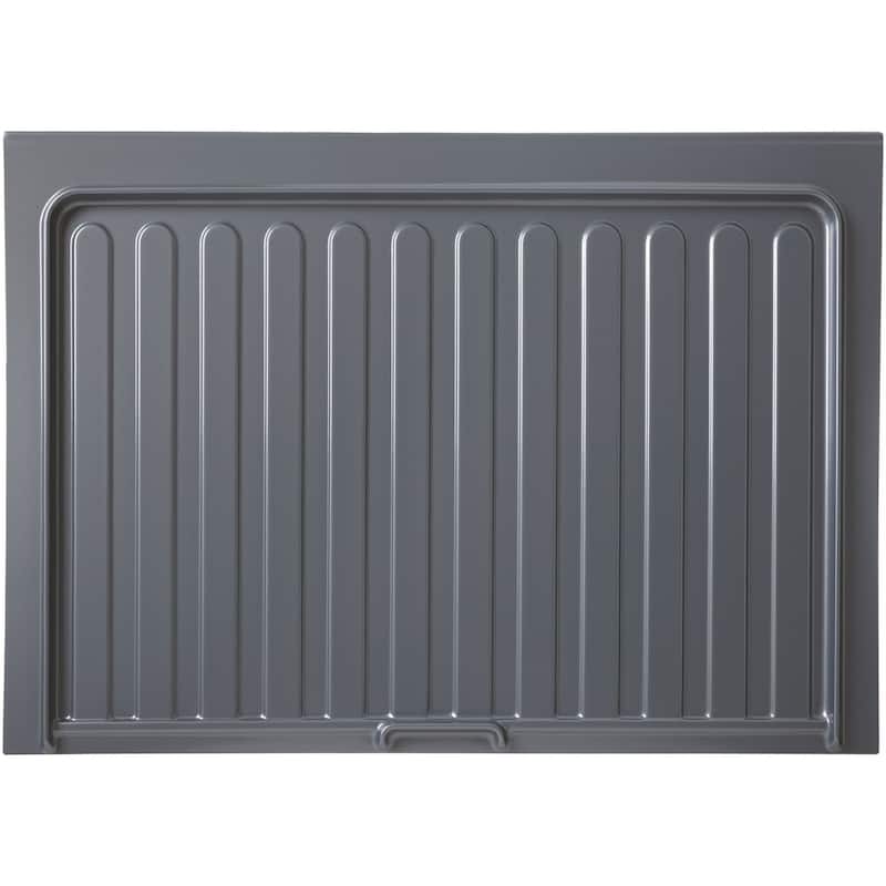 Rev-A-Shelf SBDT Series 40-1/2 Inch Trimmable Kitchen Under Sink Drip - Silver