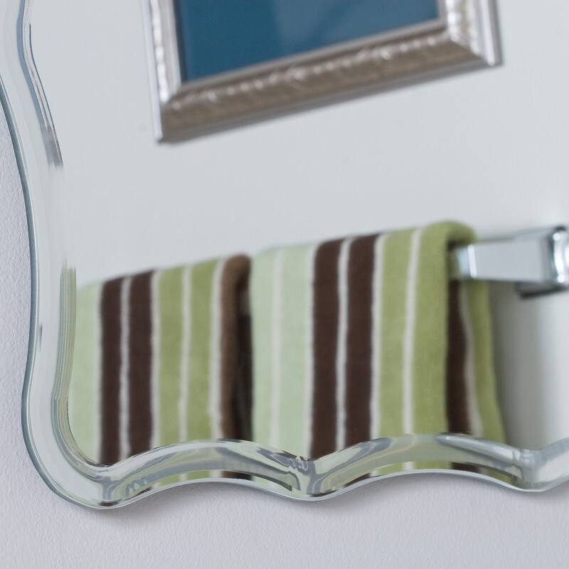 Frameless Ridge Mirror