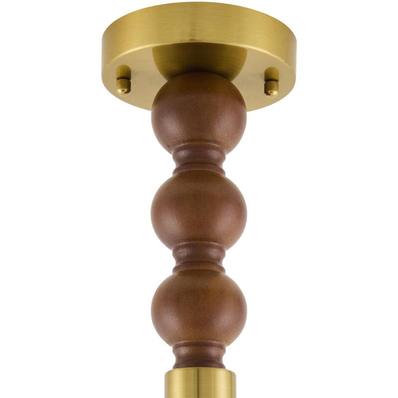 Livabliss Wiluna Rustic Pendant - 14"L x 14"W x 17"H