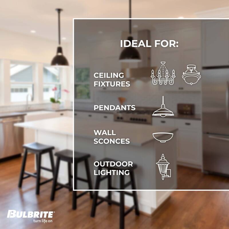 Bulbrite Pack of (4) 250 Watt 120V Dimmable T10 Halogen Mini Light Bulbs with Medium (E26) Base, 2900K Soft White Light