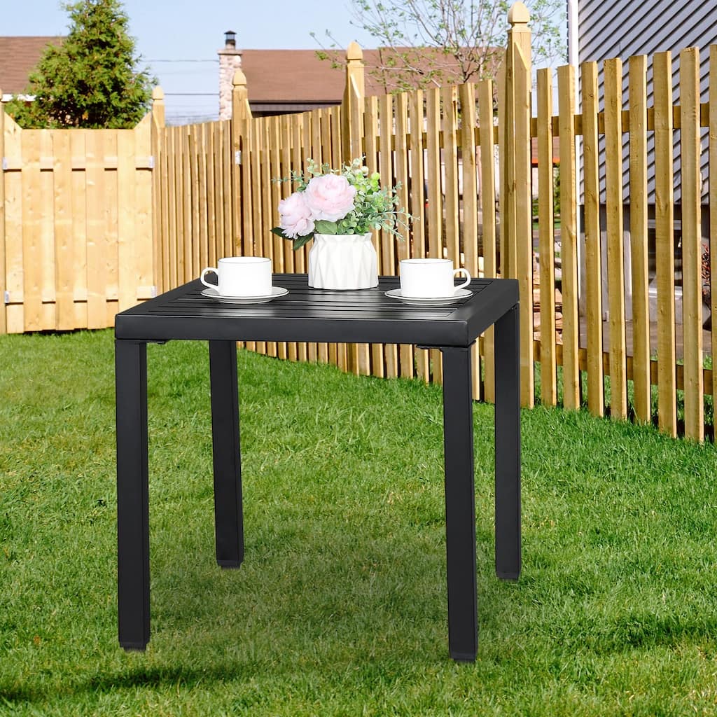 Fashionable and Simple Wrought Iron Side Table