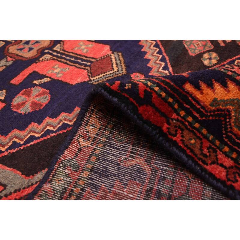 ECARPETGALLERY Hand-knotted Konya Anatolian Black Wool Rug - 4'2 x 8'0