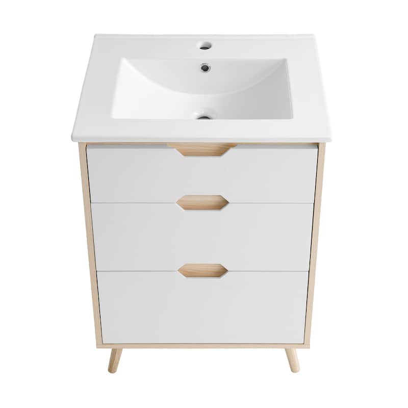 Swiss Madison SM-BV350 Brusque 18" Free Standing Single Basin Vanity