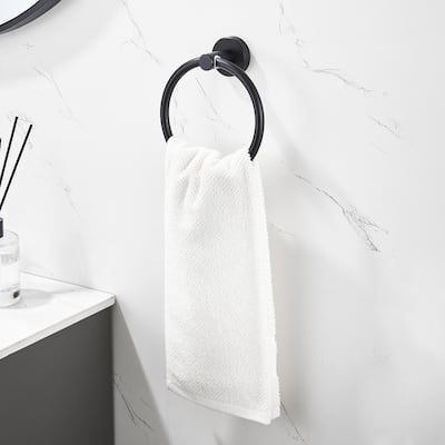 Aluminum Towel Ring, Premium Quality Round Towel Holder for Bathroom