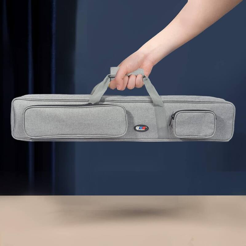 GSE™ 3x4 Soft Billiard Pool Cue Stick Carrying Bag, Billiard Cue Case Holds 3 Butts/4 Shafts (4 Colors)