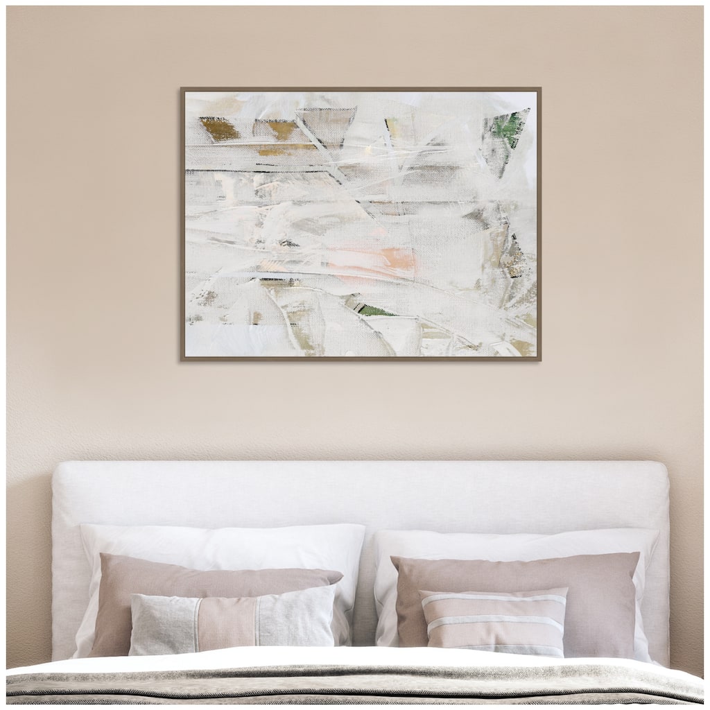 Kate and Laurel NC ZG Builder by Nikki Chu Framed Canvas Wall Art Print