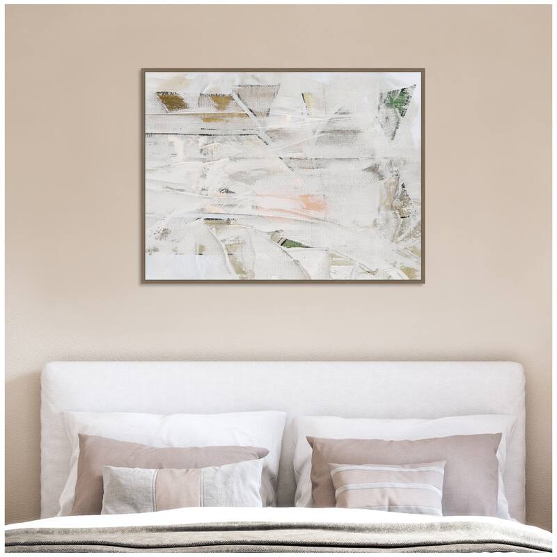 Kate and Laurel NC ZG Builder by Nikki Chu Framed Canvas Wall Art Print