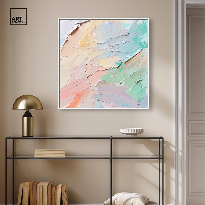 Flowing Mousse III Canvas by Art Remedy