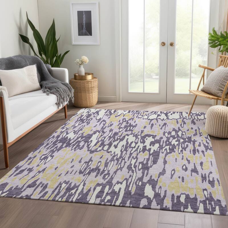 Premium Washable Super Soft Abstract Harmony Mayfield Rug