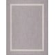 preview thumbnail 3 of 9, Beverly Rug Bordered Indoor Outdoor Rug, Outside Carpet for Patio, Deck, Porch - Grey