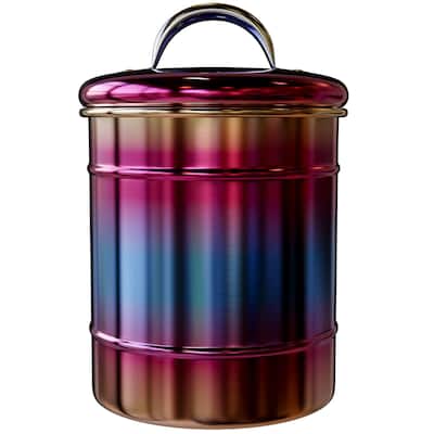 Amici Home Rainbow Metal Canister