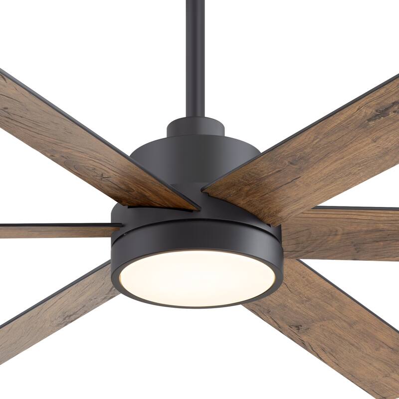 42/48/52/56/60/65-IN LED Ceiling Fan with Light Kit and Remote(5/6/7/8-Blade)