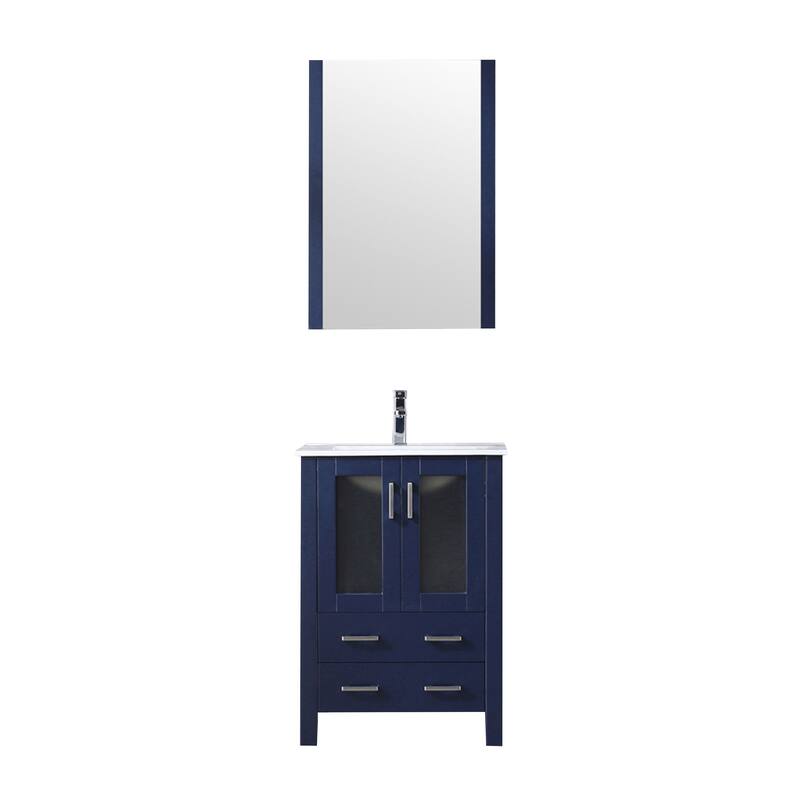 Lexora Volez 24 inch single Bathroom Vanity Complete Set With Faucet