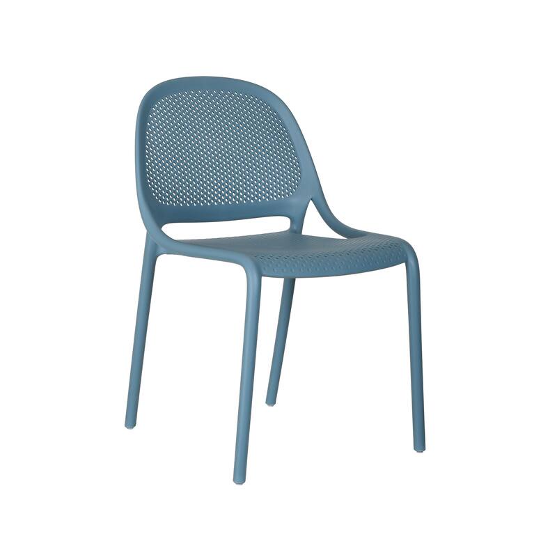 Shay Set of 4 Stackable Dining Chairs, Indoor/Outoor