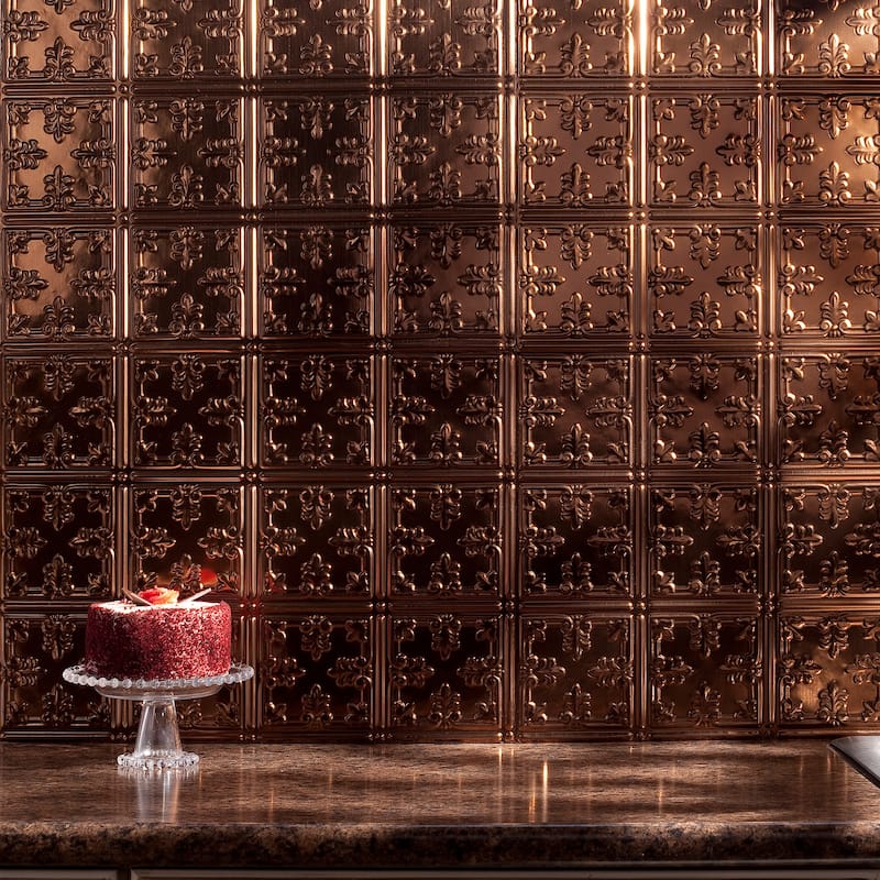 FASÄDE Traditional Style 10 Decorative Vinyl Backsplash Panel