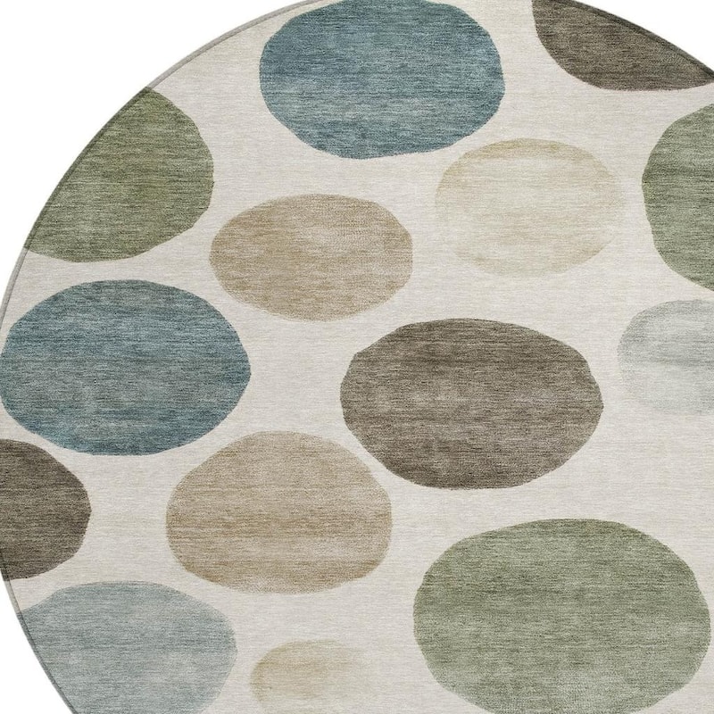 HomeRoots Geometric Transitional Rectangle Outdoor Rug