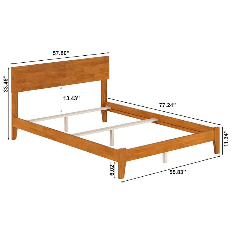 AFI, Orlando Foundation Bed with Attachable USB Charger