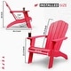 preview thumbnail 43 of 49, WINSOON HIPS Oversized Adirondack Chair with Cup-Holder