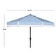 preview thumbnail 25 of 34, SAFAVIEH Milan 9ft Round Outdoor Patio Umbrella with Fringe Trim - UV Resistant, Crank Lift & Button Tilt