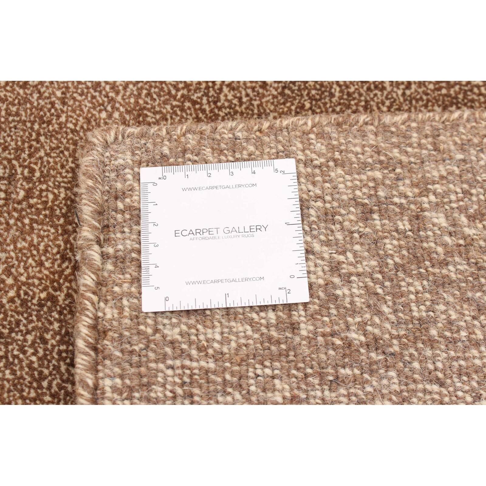 ECARPETGALLERY Hand Loomed Kashkuli Gabbeh Brown Wool Rug 5'4 x 7'6