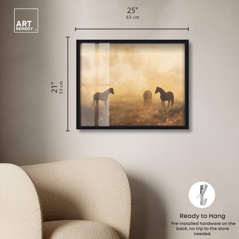 Equine Trio Shadowbox by Art Remedy