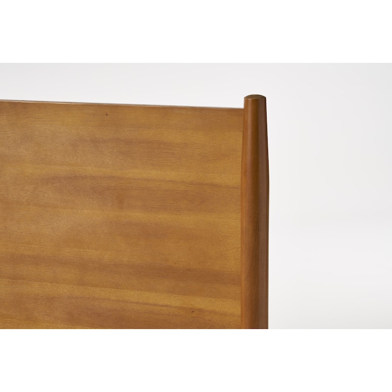 Christopher Knight Home - Rosita Mid-Century Solid Wood Platform Bed with Sleek Splayed Legs