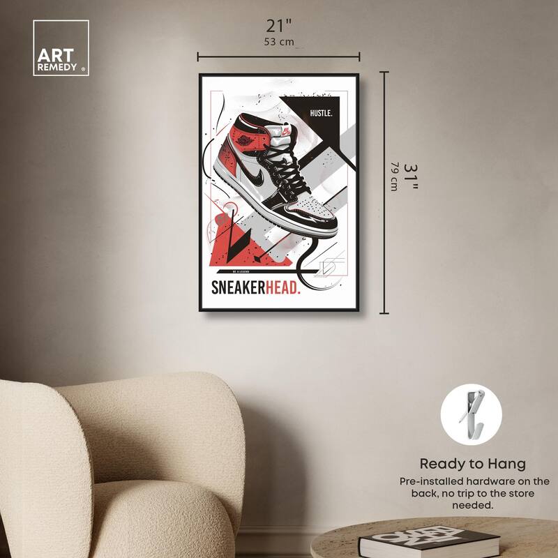 Stylish Sneakerhead Canvas by Art Remedy