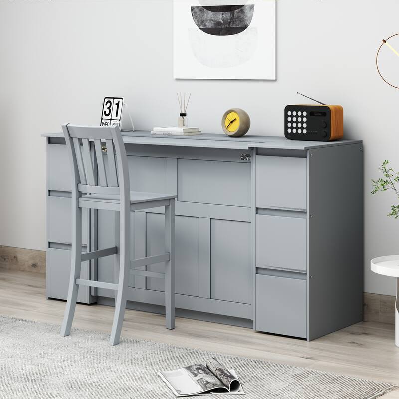 Twin Murphy Bed with Storage Drawers, Cabinets, and USB Charging - Ideal for Small Spaces