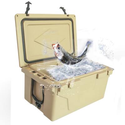 Outdoor Fishing Ice Cooler Box 65QT Camping Ice Chest Beer Box