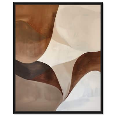 Art Remedy Dream Away Ii Framed Abstract Shapes 1 Piece Canvas Wall Art