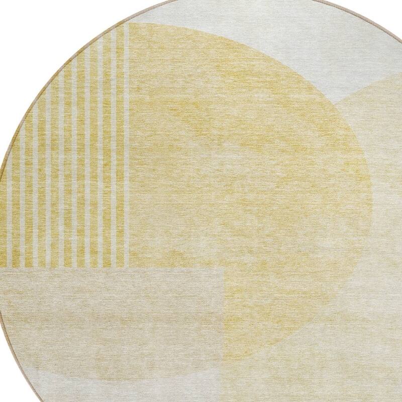 HomeRoots Geometric Transitional Rectangle Outdoor Rug