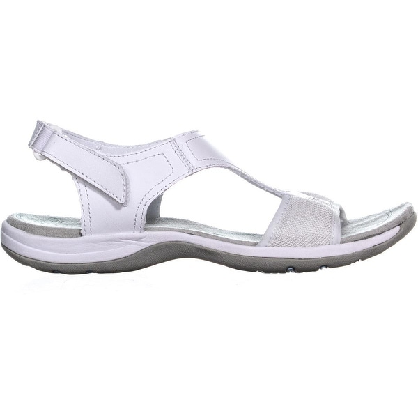 white flat comfort sandals
