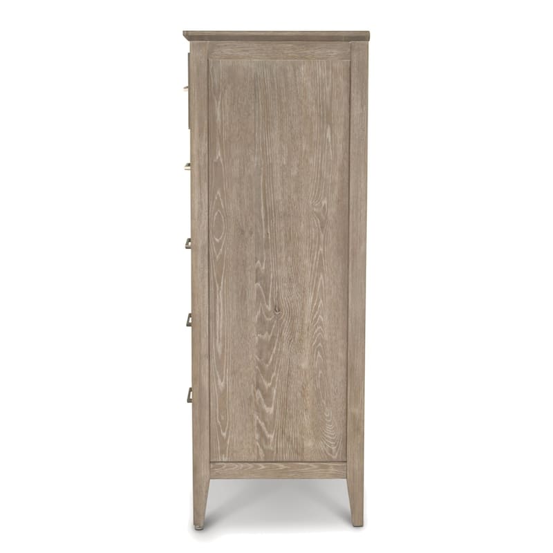 Cape May 5 Drawer Chest Glazed Driftwood Finish