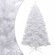 preview thumbnail 37 of 63, vidaXL Christmas Tree Outdoor Artificial Hinged Christmas Tree with Stand 4 Foot - White