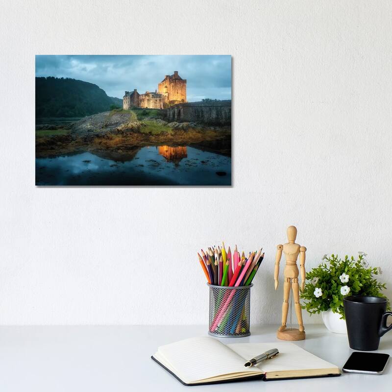 iCanvas "Eilean Donan Castle Scotland" by Philippe Manguin Canvas Print - 8x12x0.75